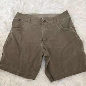 Kuhl Men's Olive Flat Front Shorts